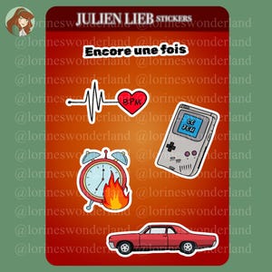 Folha de adesivos - Julien Lieb