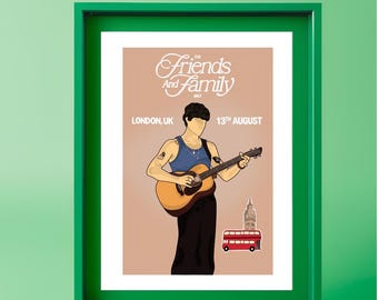 Shawn Mendes For Friends And Family Only - HANDMADE Poster