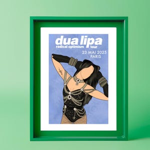 Souvenir Poster - "Radical Optimism Tour" - Dua Lipa