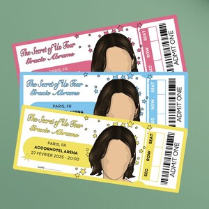 Physisches Konzertticket – Gracie Abrams – The Secret Of Us Tour