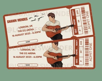 Souvenir Ticket - Shawn Mendes &quot;On The Road Again&quot;