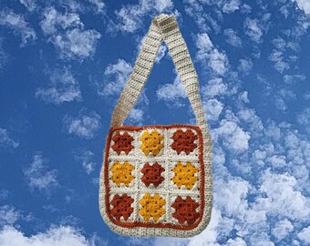 Retro Tote • Granny Square Purse