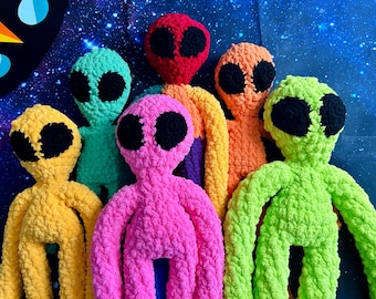 Adult Alien Plushie • Multiple Colors