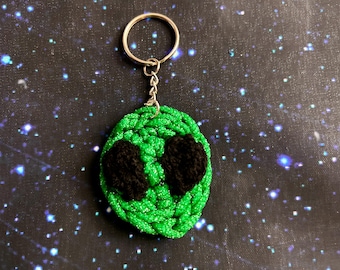 Crochet Alien • Choose as a Keychain or a Magnet!