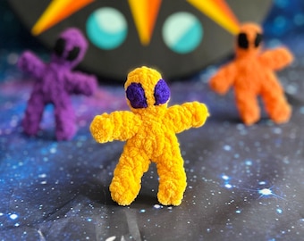 Emotional Support Alien • Multiple Colors • Mini Pocket Sized Plushie