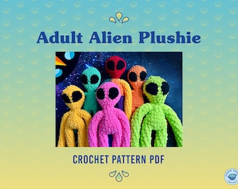 Peluche alieno adulto • Modello all'uncinetto PDF
