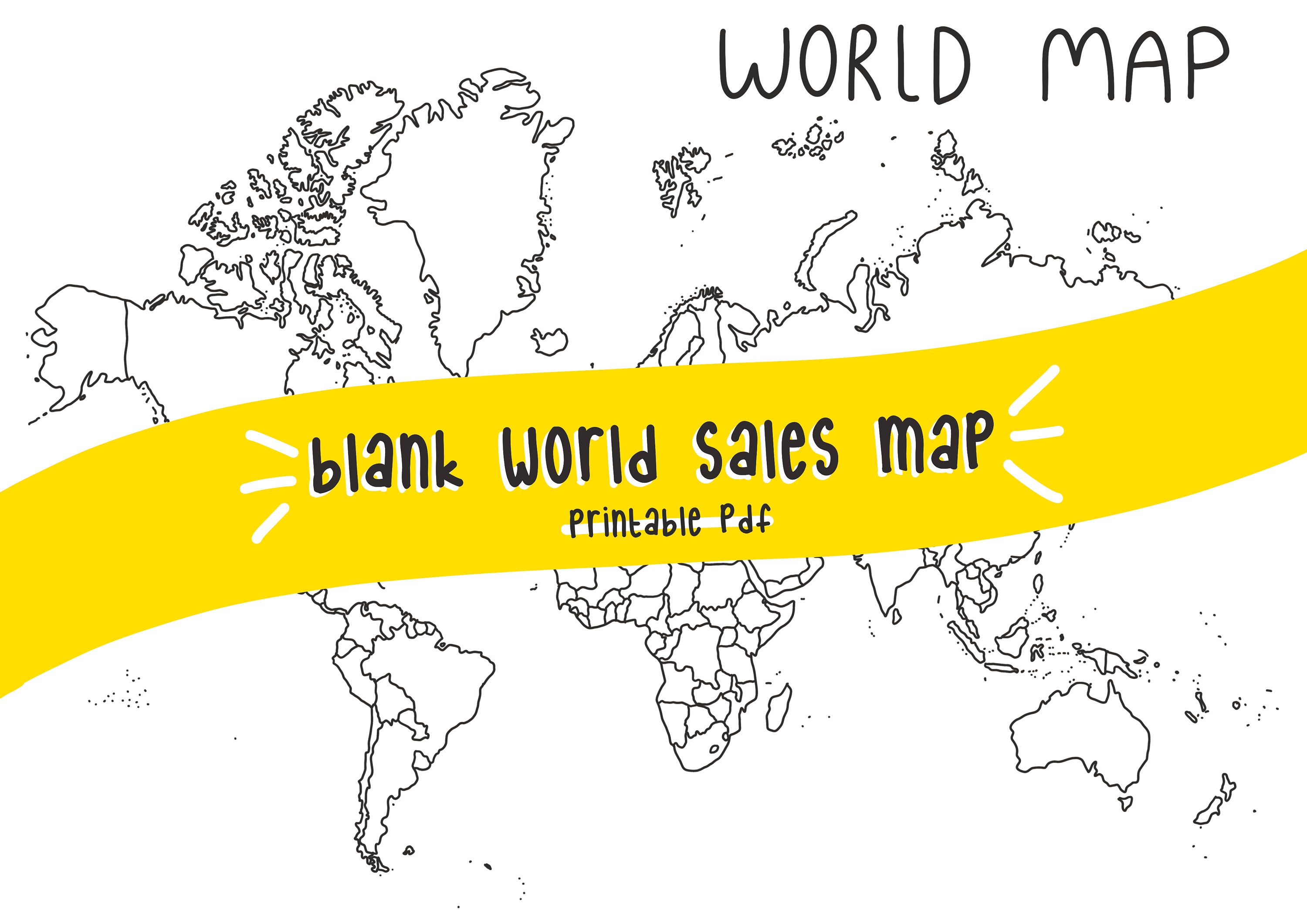 SALES MAP BUNDLE Printable Instant Download Bundle - Etsy