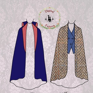 Victorian Era 1890s Cape Sewing Pattern. - Etsy