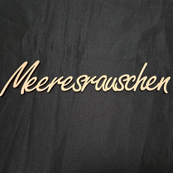 Meeresrauschen Schriftzug