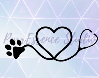 Download Paw Stethoscope Svg Etsy