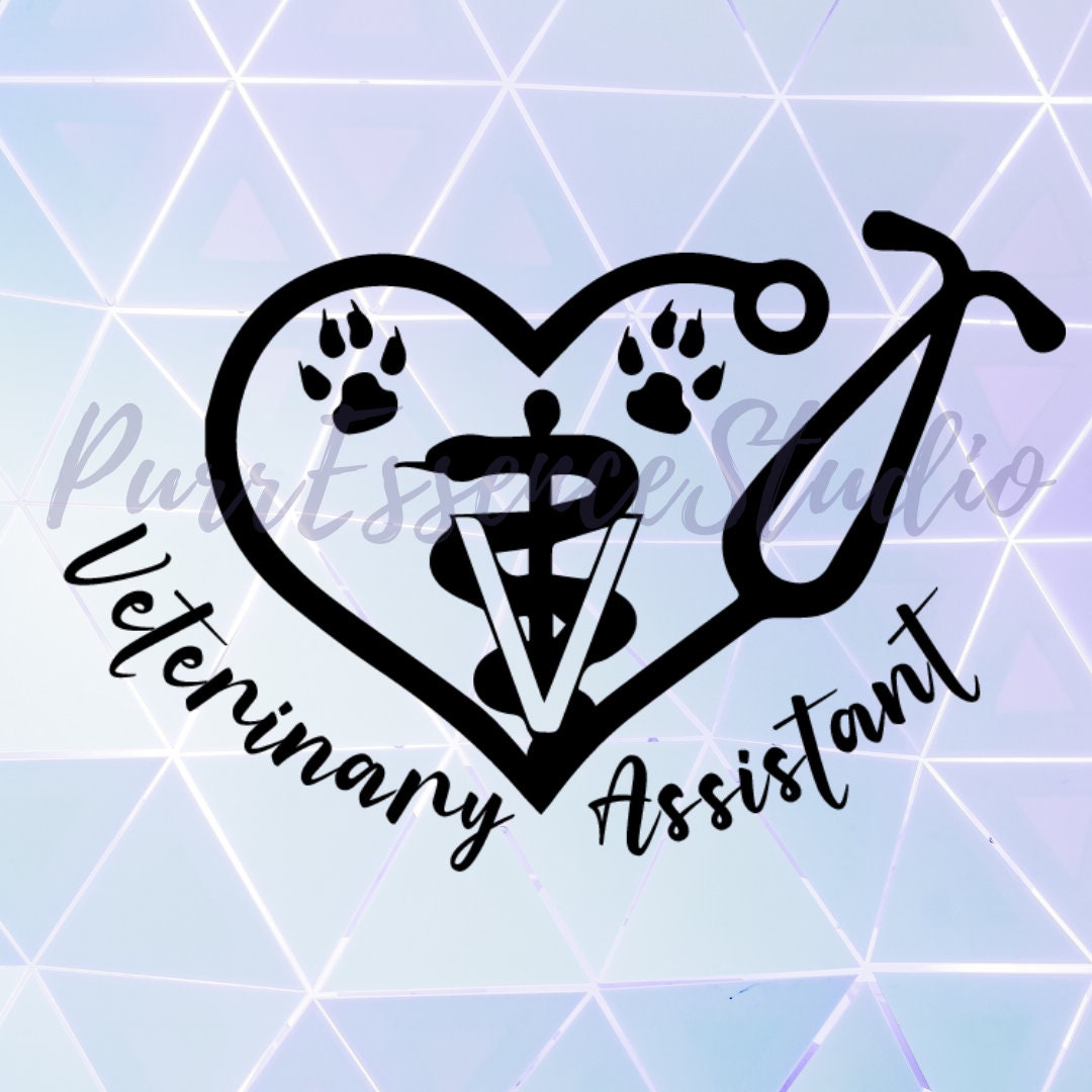 Veterinary Assistant , Vet Tech,svg PNG JPG Vector Cutting File for