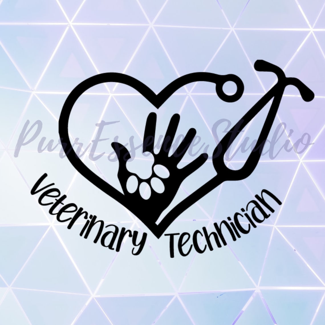 Veterinary Technician , Vet Tech,svg PNG JPG Vector Cutting File for