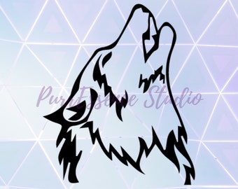 Wolf Face Drawing - Etsy