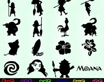 Moana Silhouette Etsy
