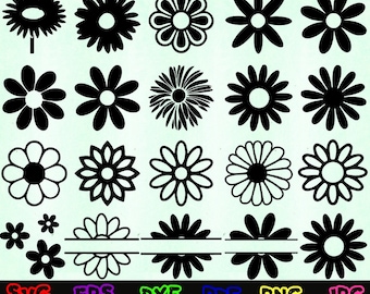 Free Free 285 Daisy Flower Silhouette Svg SVG PNG EPS DXF File
