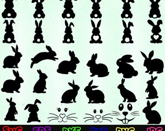 Download Bunny Rabbit Svg Etsy