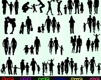 Free Free 310 Family Silhouette Svg SVG PNG EPS DXF File