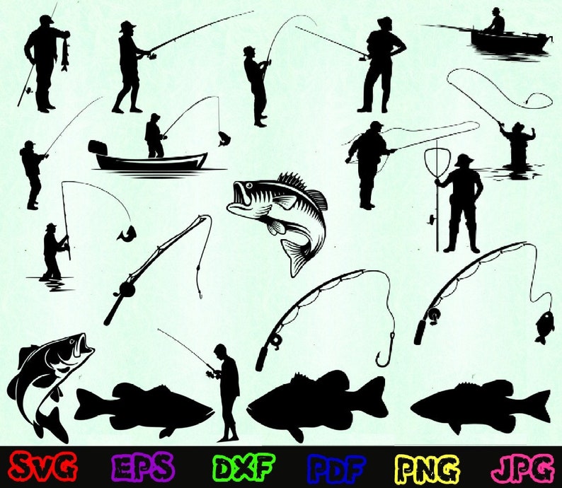 Download Fishing Vector Fishing Svg Bundle Fishing Design Svg Fishing Silhouette Fish Svg Fishing Clipart Fishing Cut Files Fishing Svg Materials Collage Jesuskidsng Org