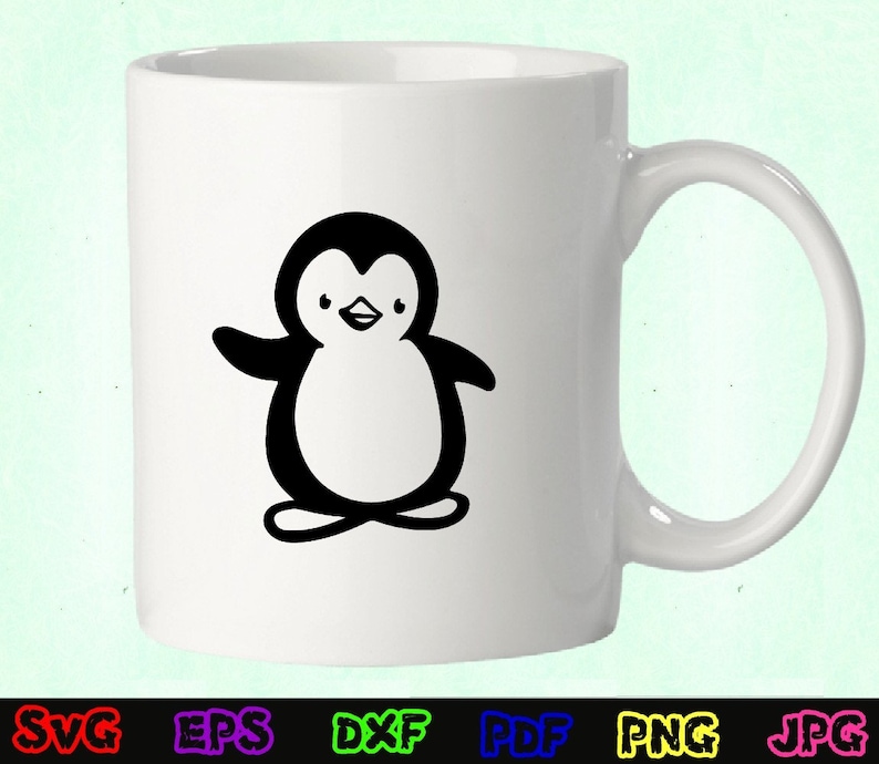 Penguin Svg - Animal Svg - Penguin Silhouette - Penguin Cut Files - Penguin Svg Bundle - Penguin Clipart - Penguin Design - Penguin Vector image 2