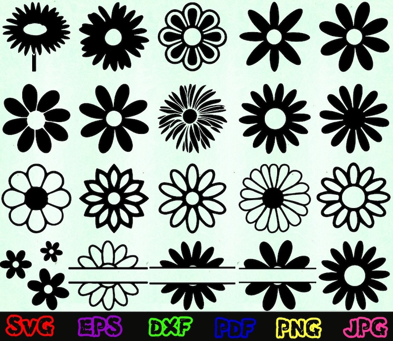 Download Plant Svg Daisy Cut Files Daisy Svg Bundle Daisy Vector Flower Svg Daisy Clipart Daisy Silhouette Daisy Svg Daisy Design Svg Craft Supplies Tools Visual Arts Minyamarket Com