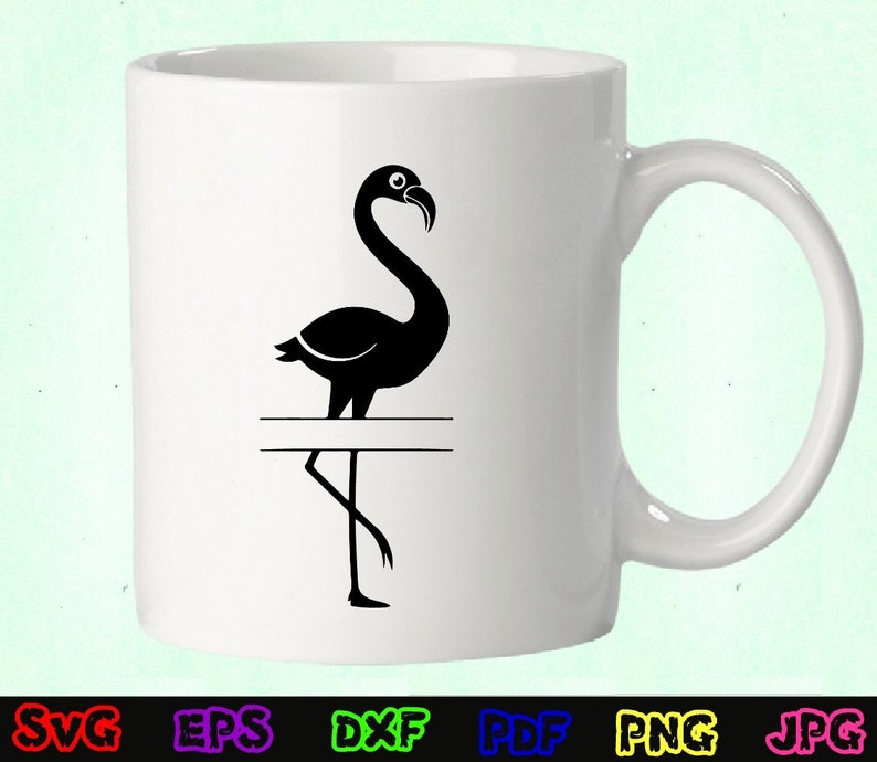 Flamingo Svg - Zoo Svg - Flamingo Siluett - Flamingo Skärfiler - Flamingo Svg Bundle - Flamingo Clipart - Flamingo Design - Flamingo Vektor bild 2