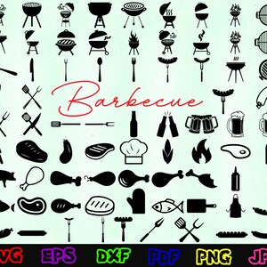 Barbecue SVG - BBQ SVG - Grill Svg - Barbecue Master Svg - Cooking Svg - Grilling Svg - Meat Svg - Barbecue Silhouette - Bbq Cut File - Png