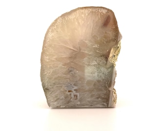 Agate Geode tealight holder
