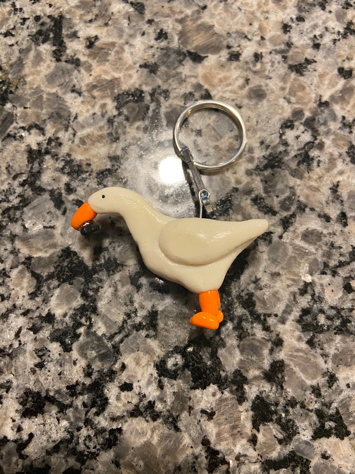 Untitled Goose Game Keychain and Earrings Cute Handmade Etsy
