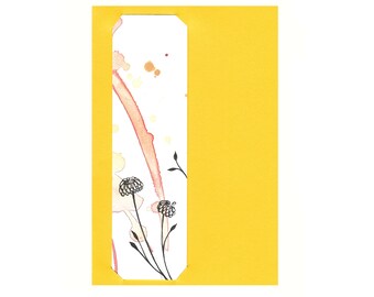 Watercolor card "Daisies"