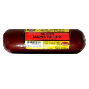 Wisconsin&#39;s Best - Smoked Summer Sausage, 12oz. | Large | Original Naturally Hickory Smoked Summer Sausage
