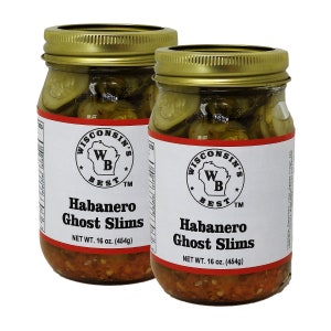 Wisconsin's Best - Habanero Ghost Slim Pickles (16 oz. 2 Pack)