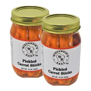 Wisconsin's Best - Pickled Carrot Sticks (16oz. 2 Pack)