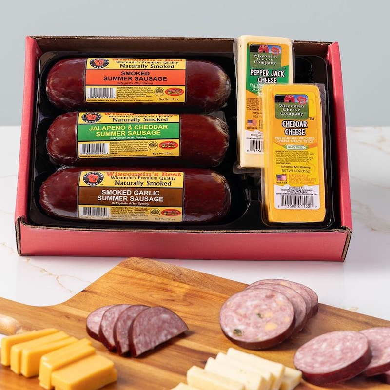 Cheese and Sausage Gift Basket - 60+ Gift Ideas for 2026