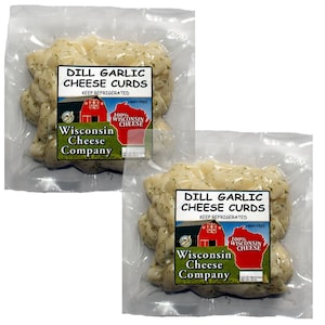 Wisconsin's Best and Wisconsin Cheese Company - Dill Garlic Cheese Curd Snacks. (2 ct. - 10 oz. pack)