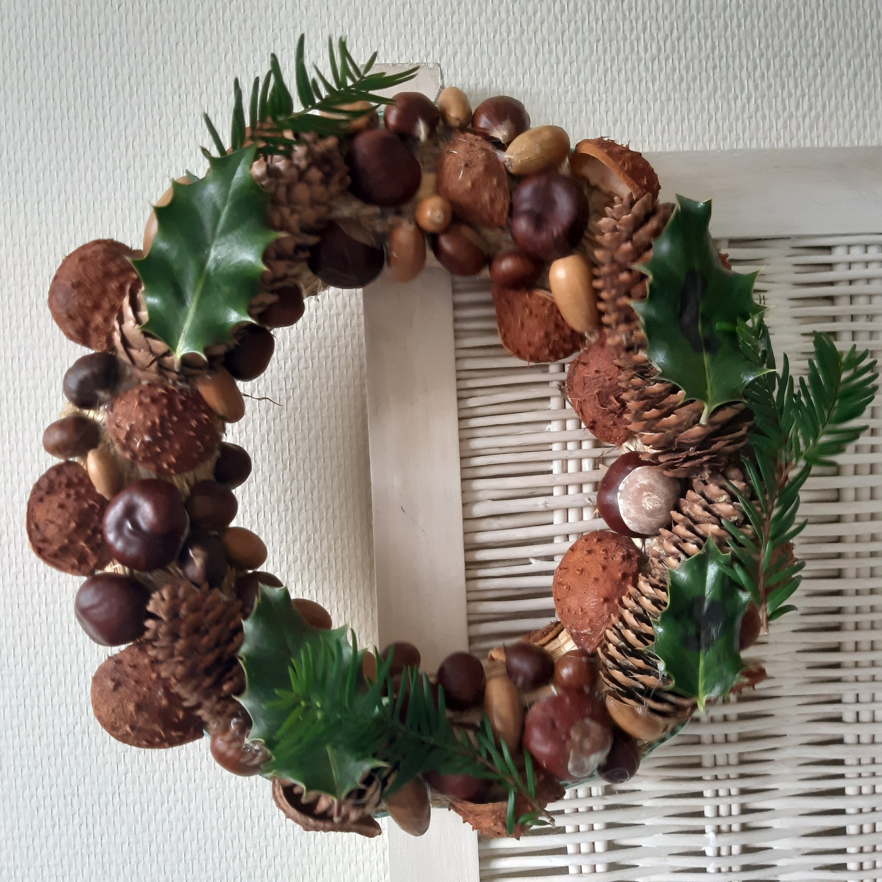Couronne de Porte Hivernale