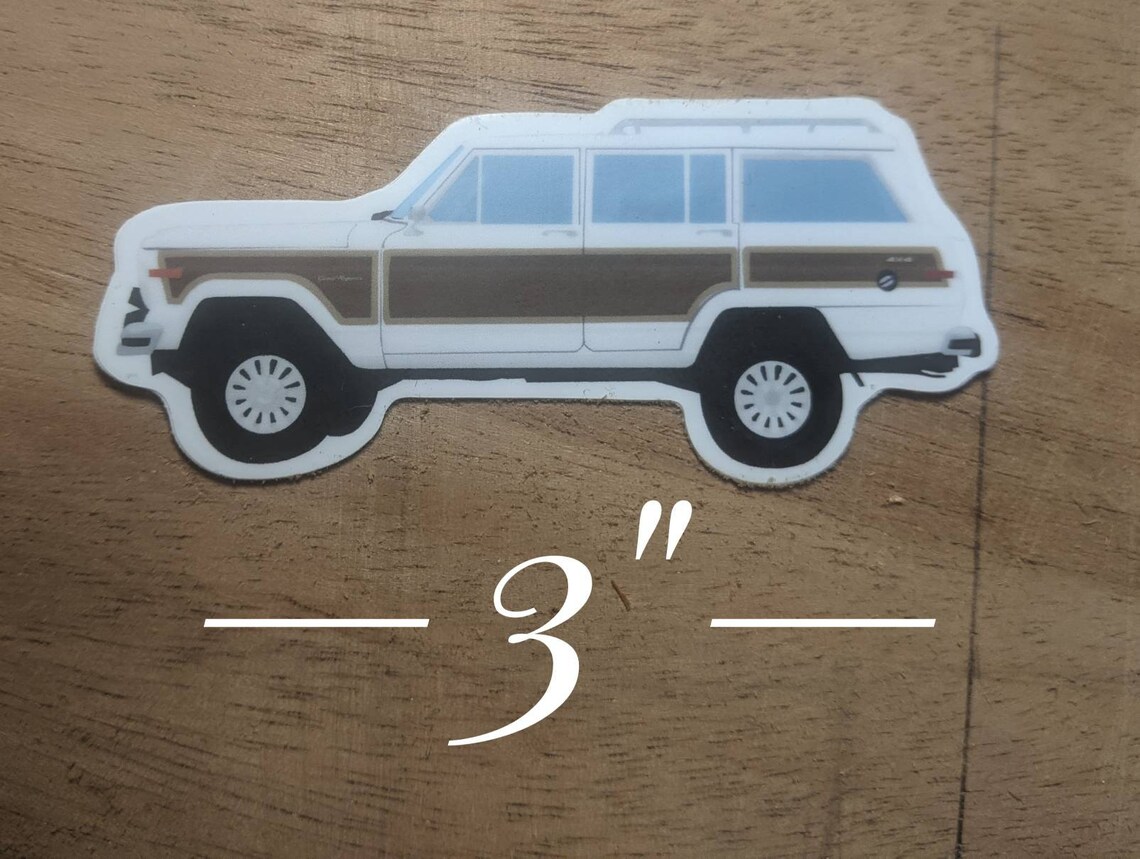 Jeep Grand Wagoneer vinyl sticker 3 6 1/2 Etsy