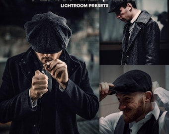 6 ajustes preestablecidos de Lightroom para Peaky Blinders: aspecto cinematográfico, filtros oscuros y melancólicos (descarga digital)