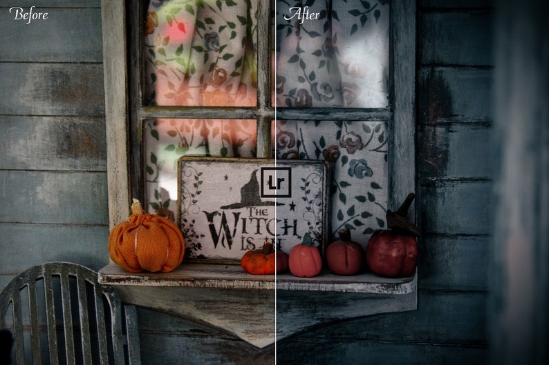 HORROR Lightroom Preset Halloween Presets Black Lightroom Etsy