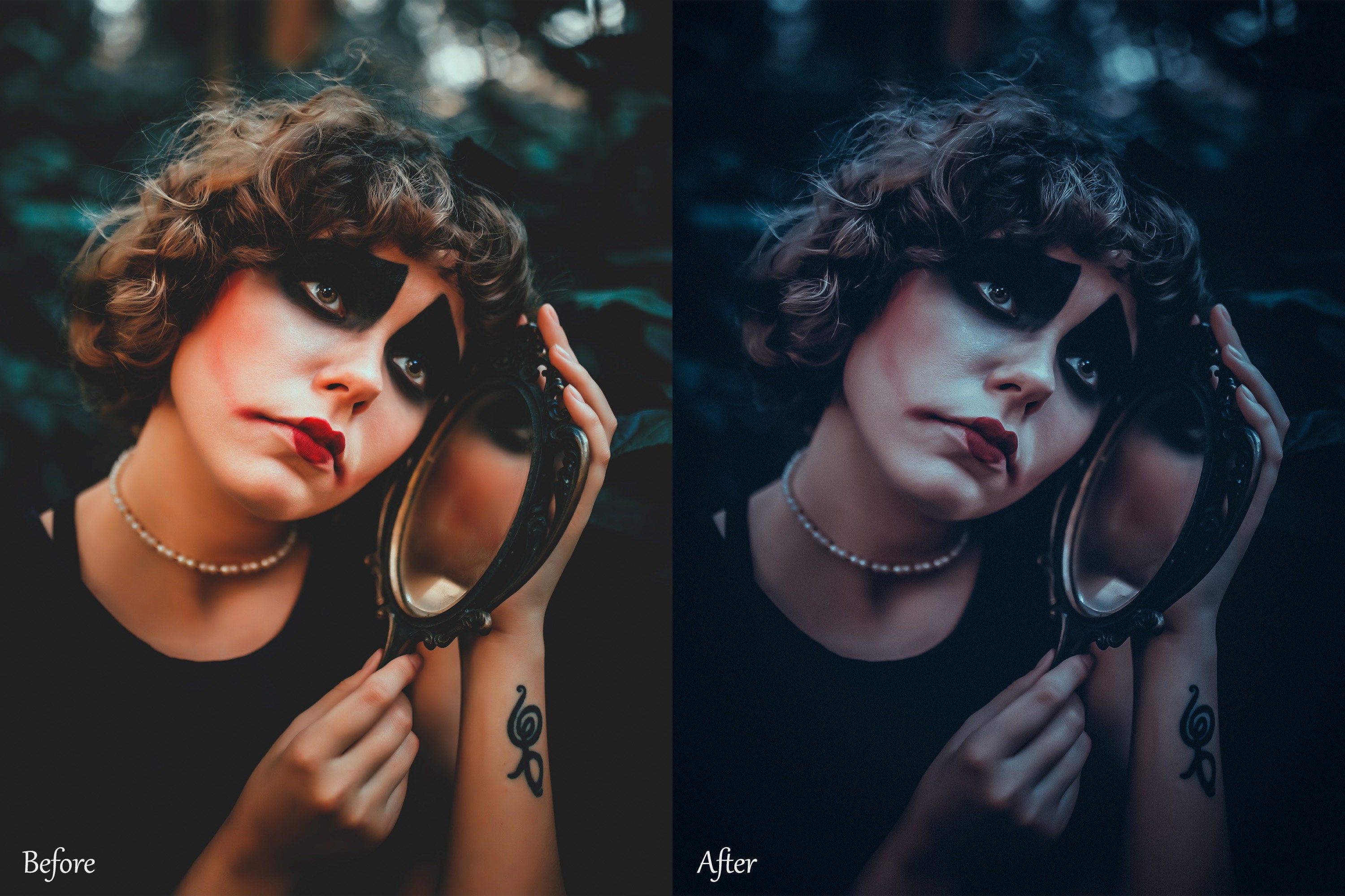 6 Scary Halloween Lightroom Presets: Moody Dark Photo Filters, Horror ...