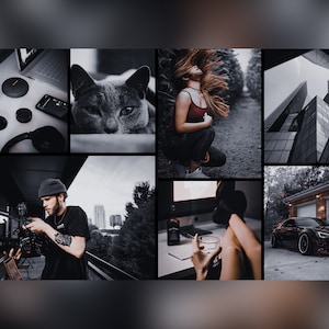 3 BLVCK Presets - Lightroom Presets, Black presets, Black Filters, Presets Lightroom, Dark presets,