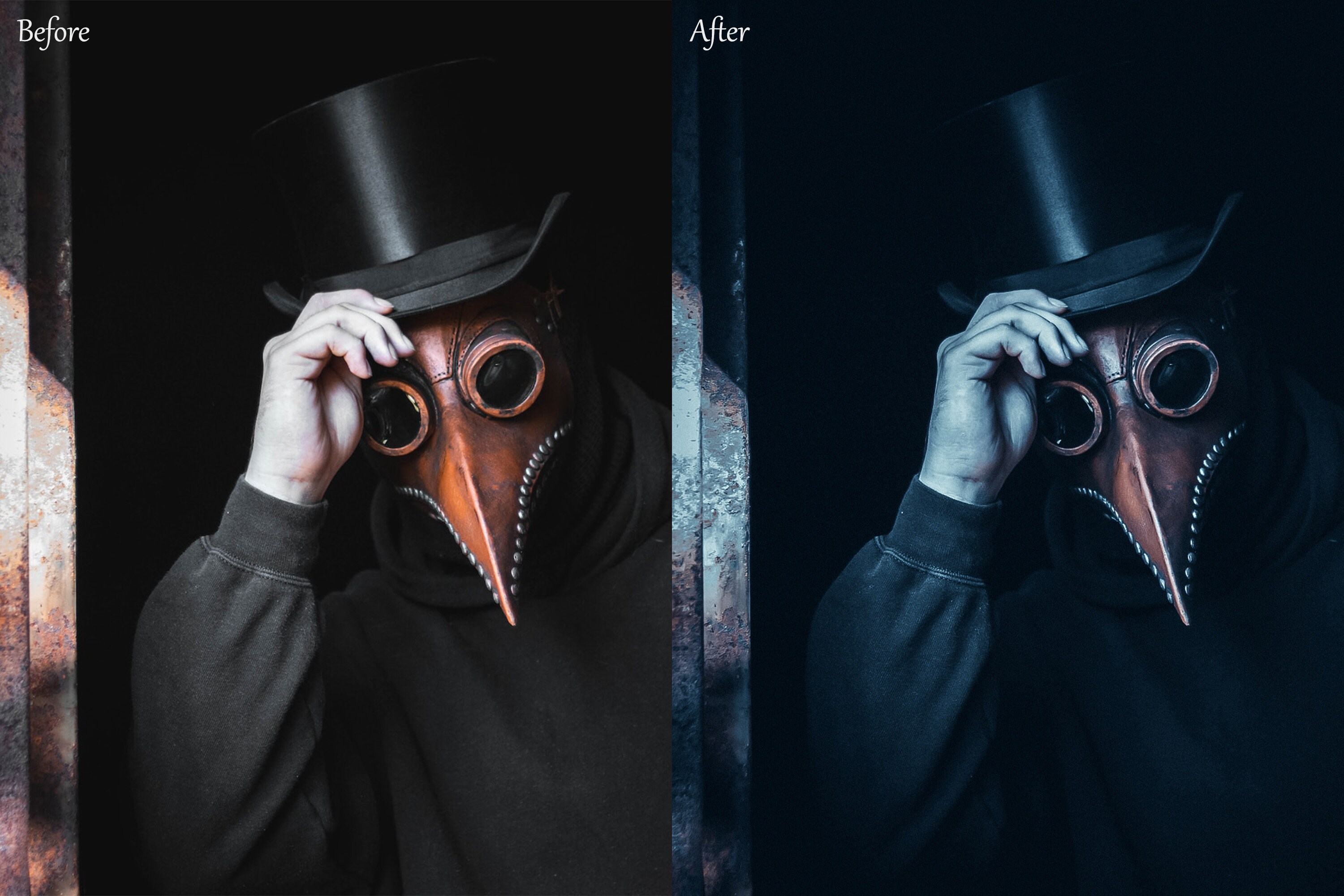 6 Scary Halloween Lightroom Presets: Moody Dark Photo Filters, Horror ...