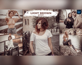 3 Brown Lightroom Presets: Moody Urban Tones (DNG, XMP)