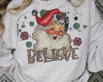 Christmas Bleached Sweatshirt - Etsy