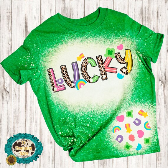St. Patricks Day Shirt Women's Bleached 