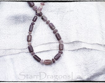Pearlescent Lepidolite Gemstone Necklace: Purple Gemstone Jewelry, Gift for Her, Mothers Day, Present for Mom, Lilac Jewelry