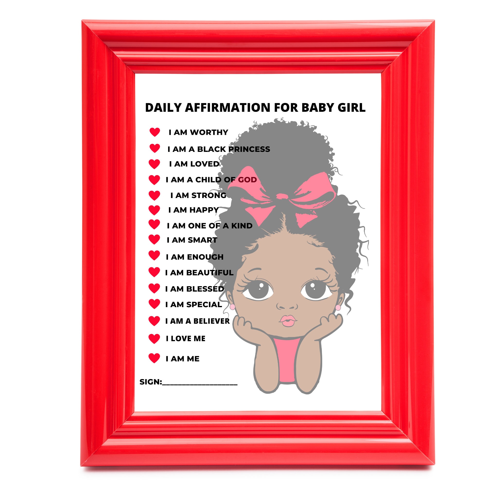 Am baby girl sale