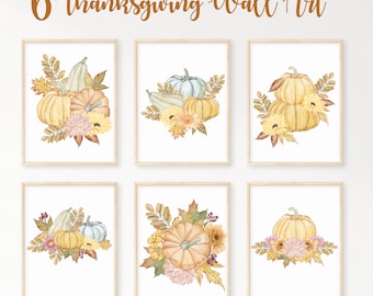 Thanksgiving Wall Art Printable,  Instant Download, Thanksgiving Watercolor, Thanksgiving wall art print,  Thanksgiving Bundle