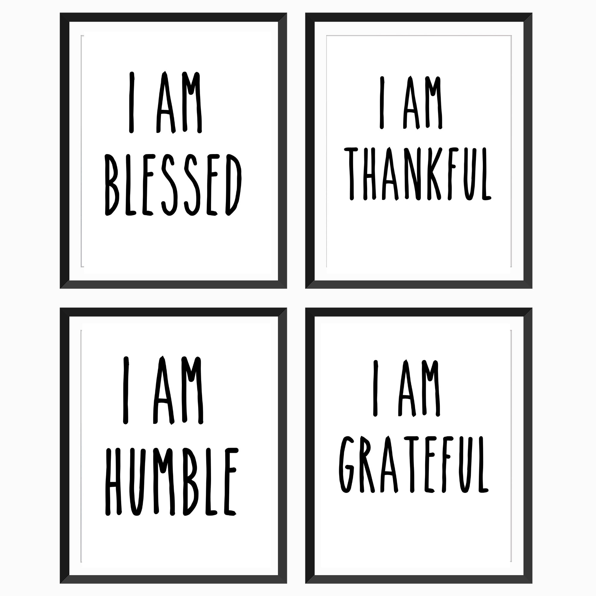 Affirmation wall art Motivational Wall Art Instant Download | Etsy