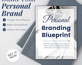 Personal Brand Guide, Personal Branding Blueprint, Branding Guidelines, Branding Ebook, Instant Download, PDF, Personal Branding