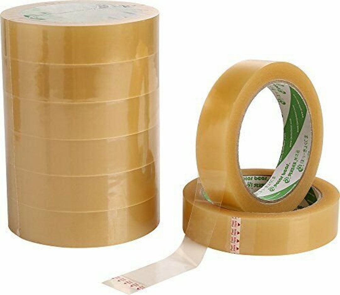 CLEAR STRONG PARCEL PACKING TAPE CARTON SEALING 48MM X 66M SELLOTAPE PACKAGING E - Foto 2